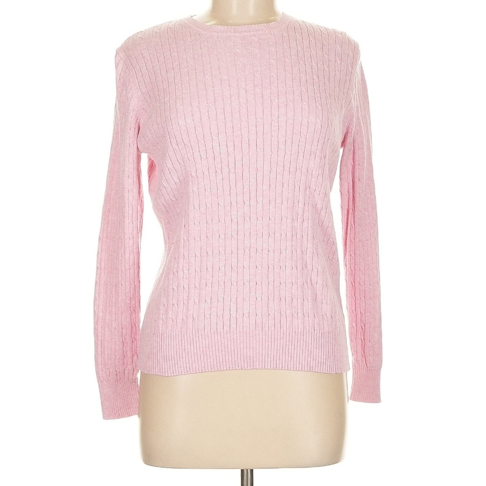Kim Rogers Light Pink Crew Neck Sweater